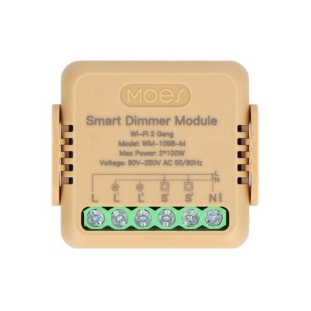 Smart ovládač osvetlenia MOES Switch Module MS-105B-M WiFi Tuya