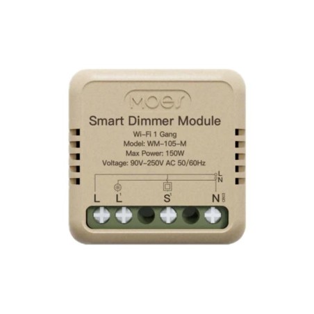 Smart ovládač osvetlenia MOES Switch Module MS-105 WiFi Tuya