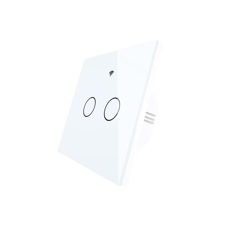 Smart vypínač osvetlenia MOES Light Button Switch WS-EU2 WiFi Tuya