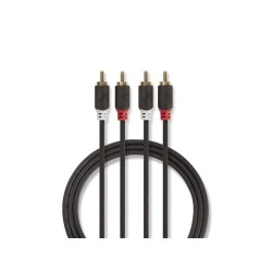Kábel 2x Cinch konektor/2x Cinch konektor 2m NEDIS CABW24200AT20
