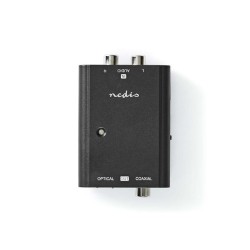 Prevodník 2x Cinch/Toslink NEDIS ACON2508BK