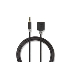 Kábel Jack 3,5mm konektor/Jack 3,5mm konektor 0,2m NEDIS CABW22100AT02