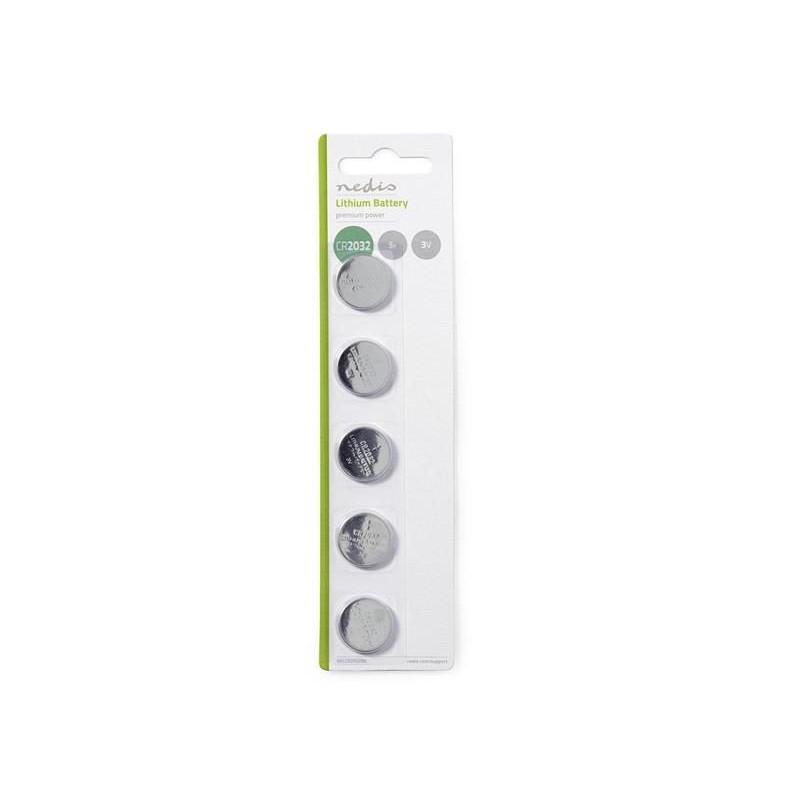 Batéria CR2032 Lithium NEDIS BALCR20325BL 5ks / blister