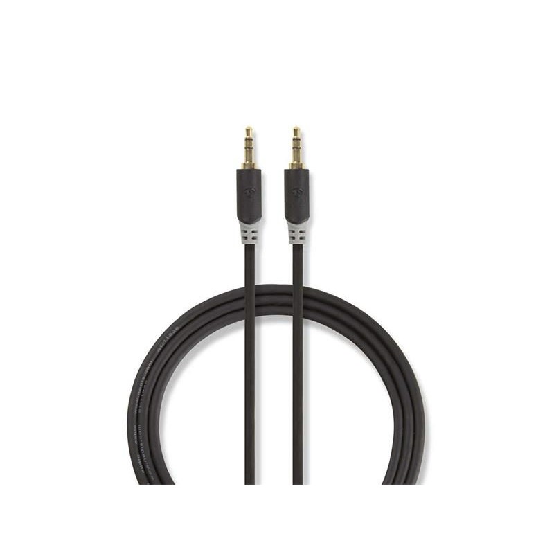 Kábel Jack 3,5mm konektor/Jack 3,5mm konektor 2m NEDIS CABW22000AT20