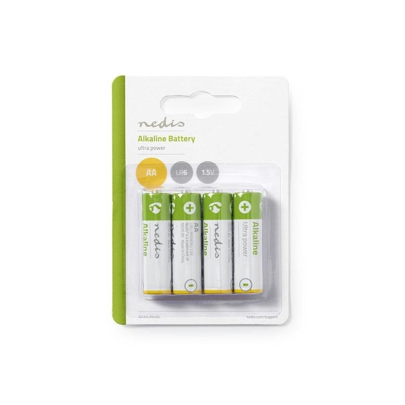 Batéria AA (LR6) alkalická NEDIS BAAKLR64BL 4ks / blister