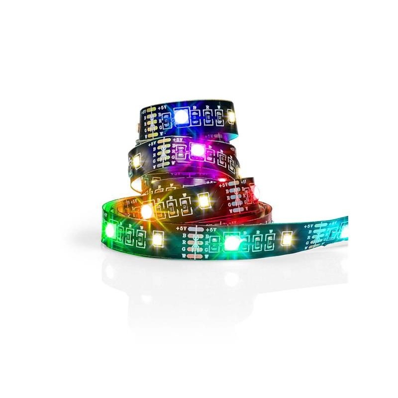 Smart LED pásik pre TV 5V 60LED/m IP20 4W RGB NEDIS BTLS20RGBW 2m Bluetooth Tuya