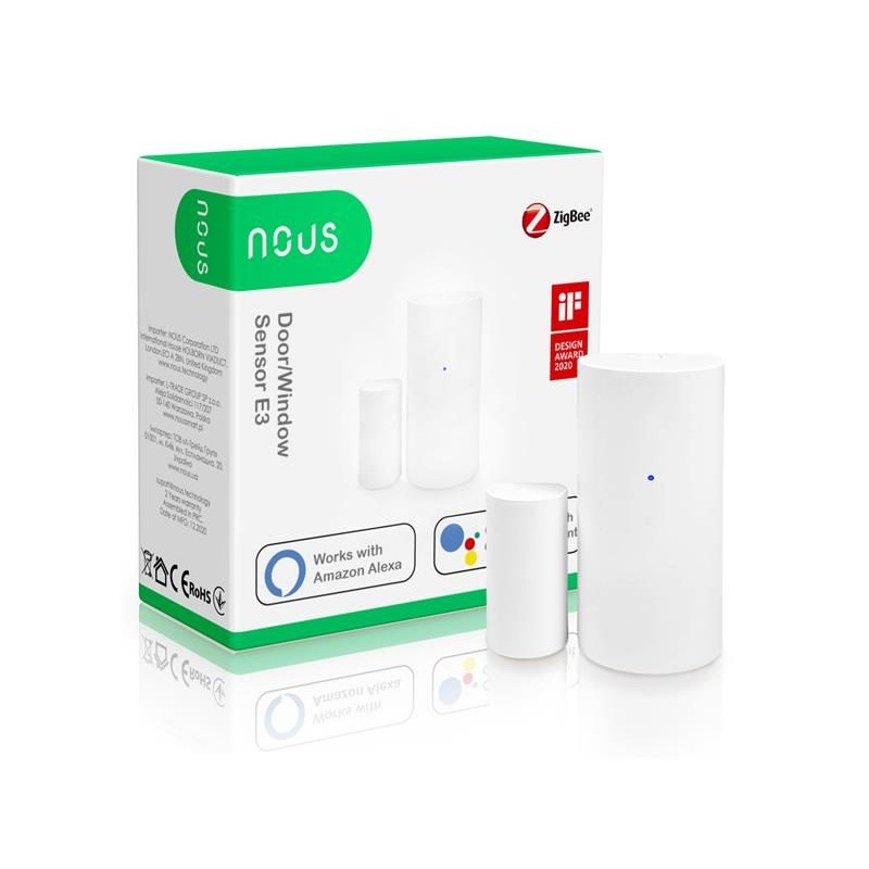 Smart detektor na dvere/okno NOUS E3 ZigBee Tuya