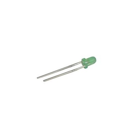 LED 3mm zelená difuzní