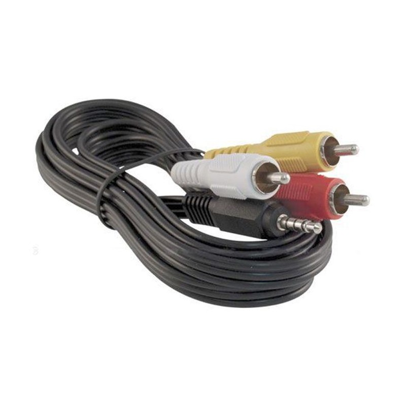 Kábel TIPA JACK 3.5 stereo 4pin/3xCINCH 1,5m