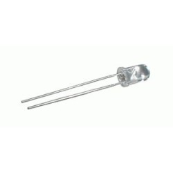 LED 5mm žltá 1200mcd/120° číra