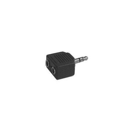 Redukcia Jack 3.5 stereo/ 2x3.5 stereo zdierka