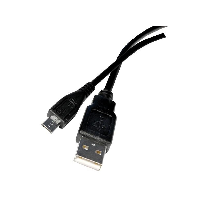 Kábel TIPA USB 2.0 A/Micro USB 1,8m čierny