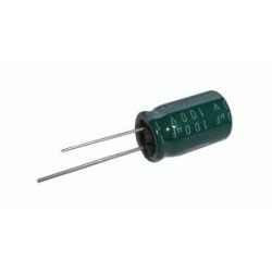 Kondenzátor elektrolytický 100M/100V 13x22-5 rad.C *