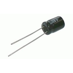 Kondenzátor elektrolytický 1M/400V 8x12-3.5 rad.C