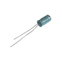 Kondenzátor elektrolytický 1M/100V 6x12-2.5 rad.C
