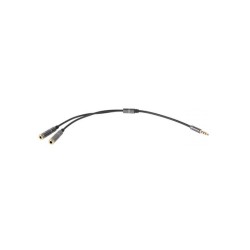 Kábel Jack 3.5 konektor 4 pin/2xJack 3.5 zdierka stereo