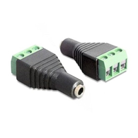 Zdierka 3.5 stereo so svorkovnicou