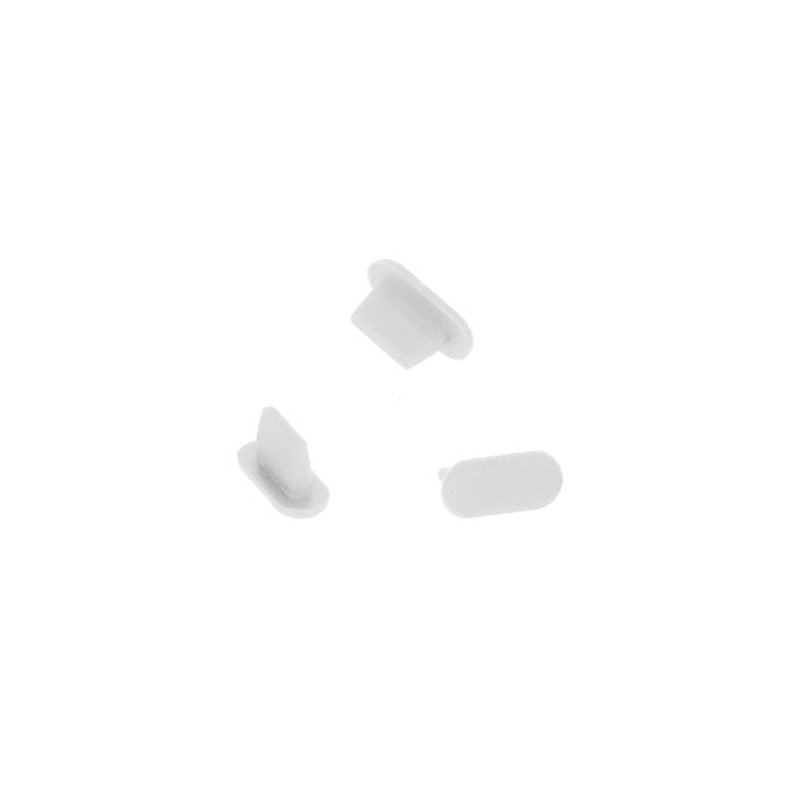 Záslepka pre konektor Lightning 10ks White