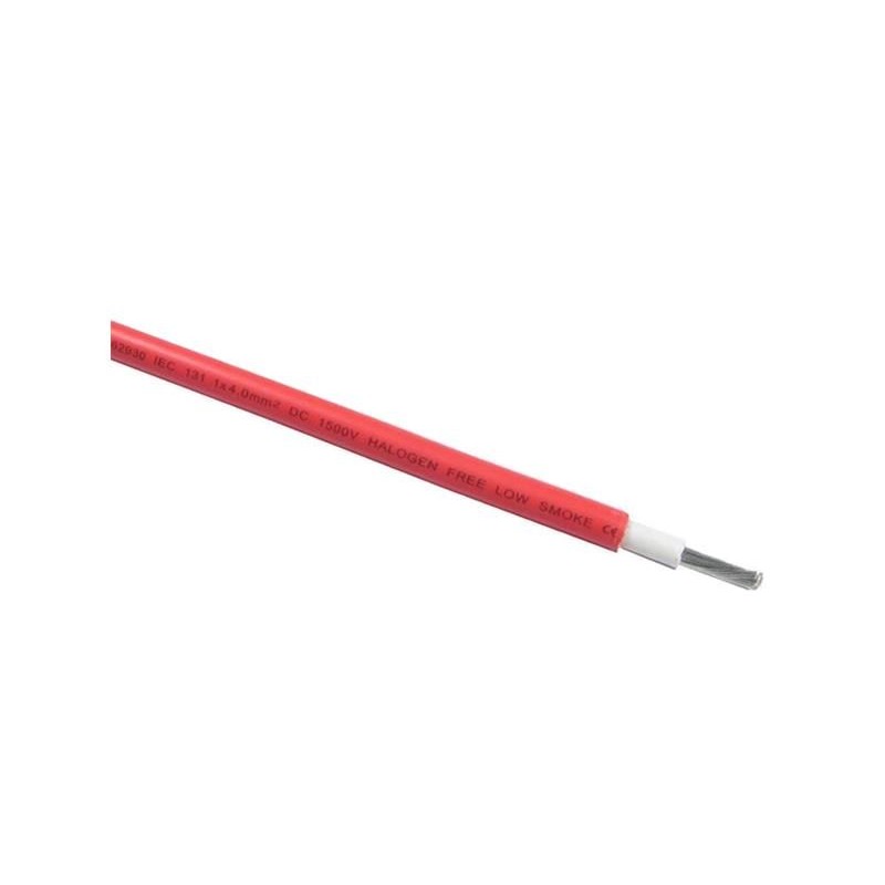 Solárny kábel 4mm2, červený