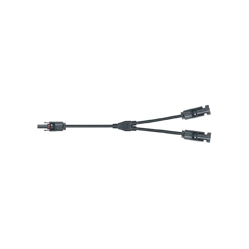 Kábel TIPA MC4 rozbočenie 1x zdierka/ 2x konektor 30cm