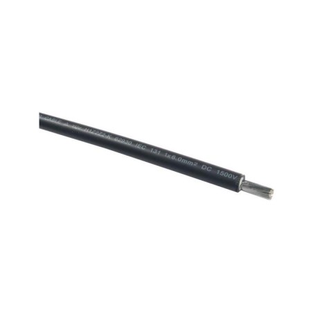 Solárny kábel 6mm2, čierny