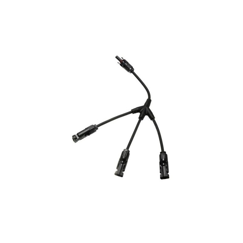 Kábel TIPA MC4 rozbočenie 1x zdierka/ 3x konektor 30cm