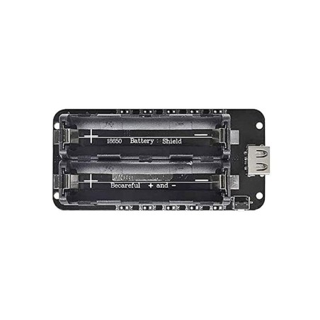 Nabíjačka batérií-powerbanka, modul V8 pre ESP32, ESP8266 pre 2x Li-Ion 18650