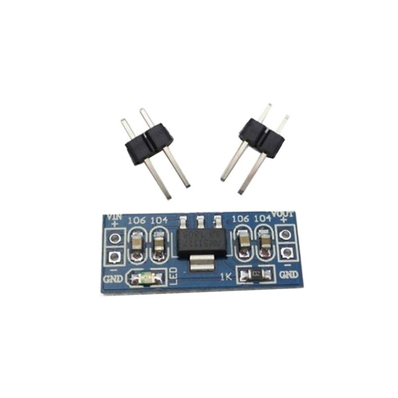 Napájací modul, stabilizátor 5V s AMS1117