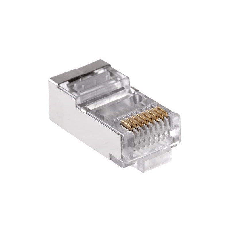 Konektor RJ45 8p-8c CAT.6E tienený TEL0074