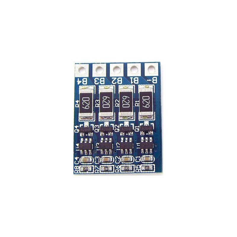 Balancér pre 4 Li-Ion články 18650, modul HX-JH-001