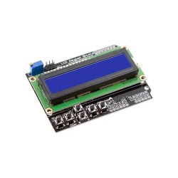 Displej LCD1602A s klávesnicou, 16x2 znakov, modré podsvietenie