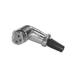 Zdierka MIC kábel kov 3PIN uhlový