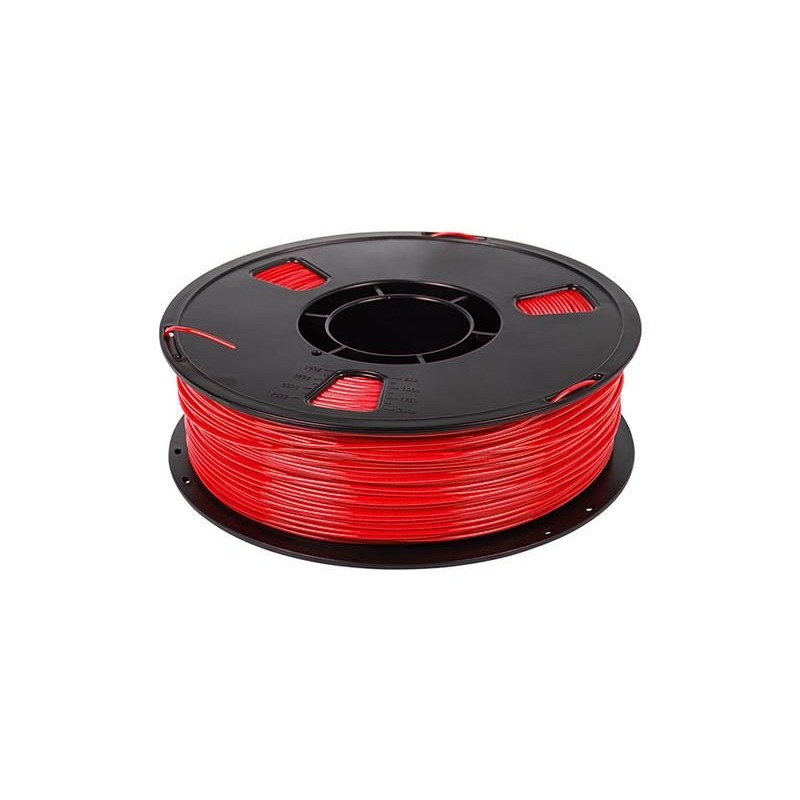 PLA vlákno pre 3D tlačiareň - 1kg červené 1,75mm