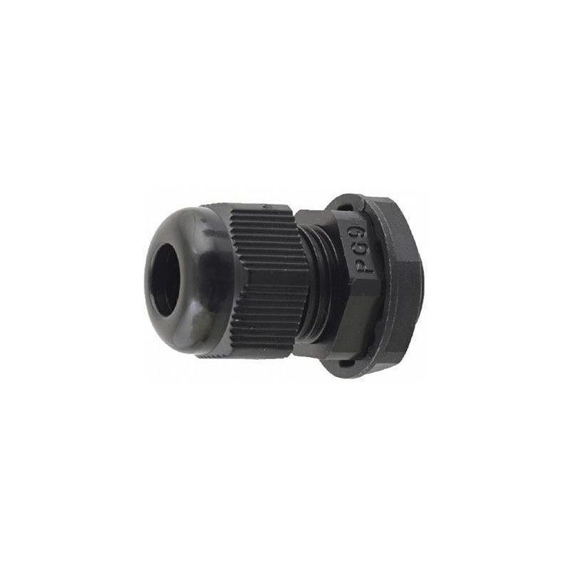 Káblová priechodka PG-9 pre kábel 4-8mm čierna