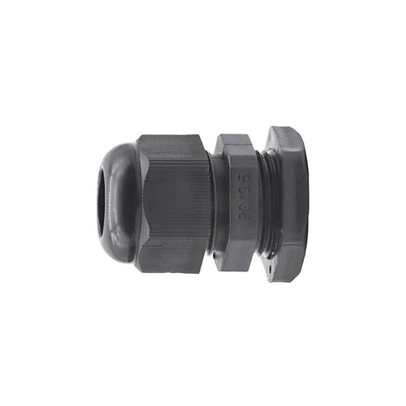Káblová priechodka PG-13,5 pre kábel 6-12mm čierna