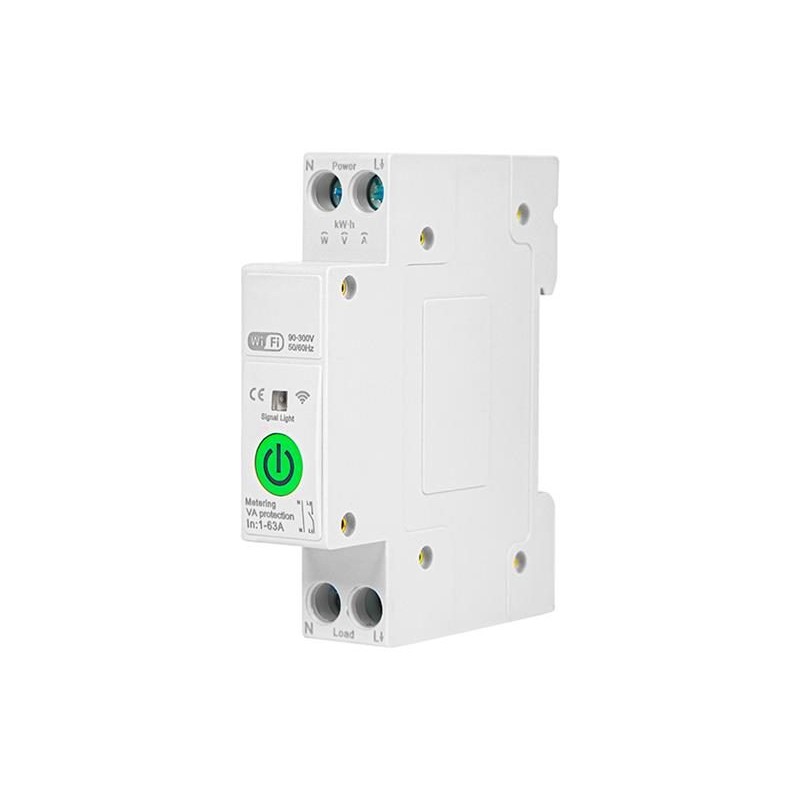 Smart merač spotreby na DIN lištu 72-097 WiFi Tuya