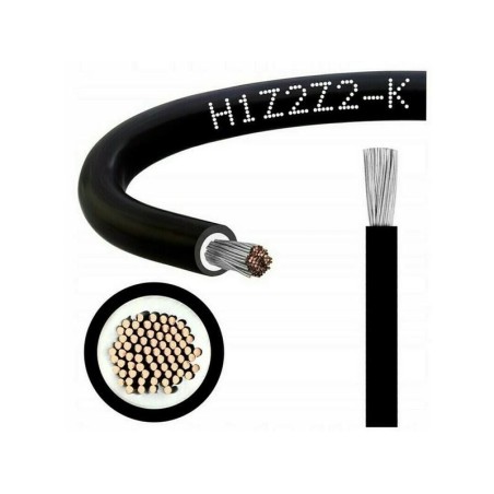 Solárny kábel 10mm2, 1500V, čierny, 500m
