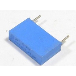 Kondenzátor zvitkový 68N/400V MKT Philips radiálny, RM16mm