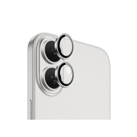 Ochranná fólia na objektív fotoaparátu pre iPhone 16/16 PLUS Silver