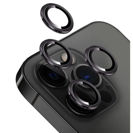 Ochranná fólia na objektív fotoaparátu pre iPhone 16 PRO/16 PRO MAX Black