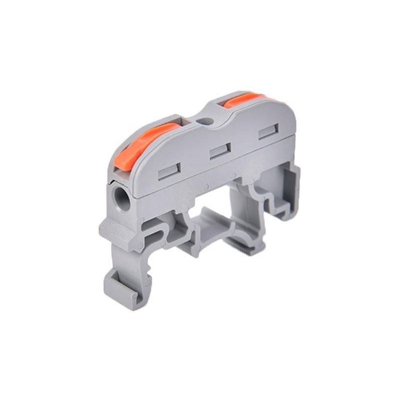Rýchlospojka PCT-211 pre káble 0,08-4mm2 na DIN lištu