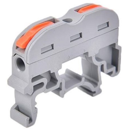 Rýchlospojka PCT-211 pre káble 0,08-4mm2 na DIN lištu