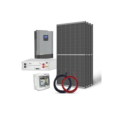 TRINA 1820Wp ostrovná solárna súprava, LiFePO4 51,2V 100Ah DEYE, menič 48V/230VAC 5500W