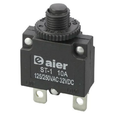 Nadprúdový tepelný istič ST-1 250VAC/7A alebo 32VDC/7A