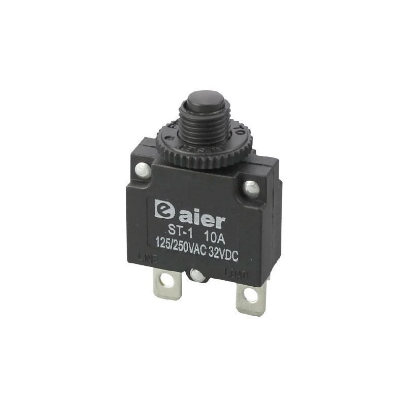 Nadprúdový tepelný istič ST-1 250VAC/6A alebo 32VDC/6A