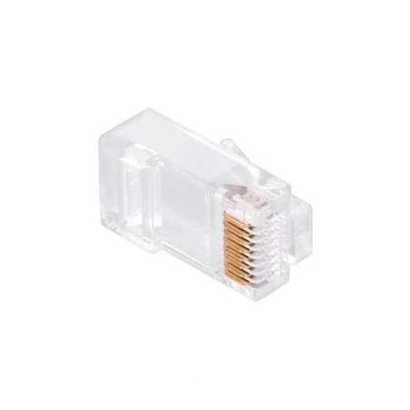 Konektor RJ45 8p-8c (drôt) priechodný CAT.6E TEL0072