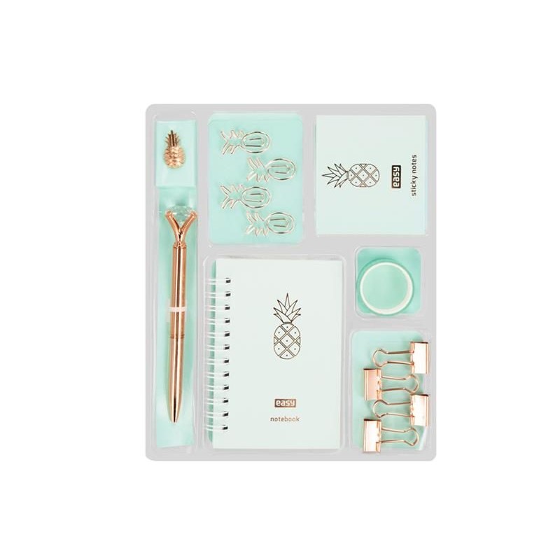 Darčeková sada kancelárskych potrieb EASY Pinapple Set
