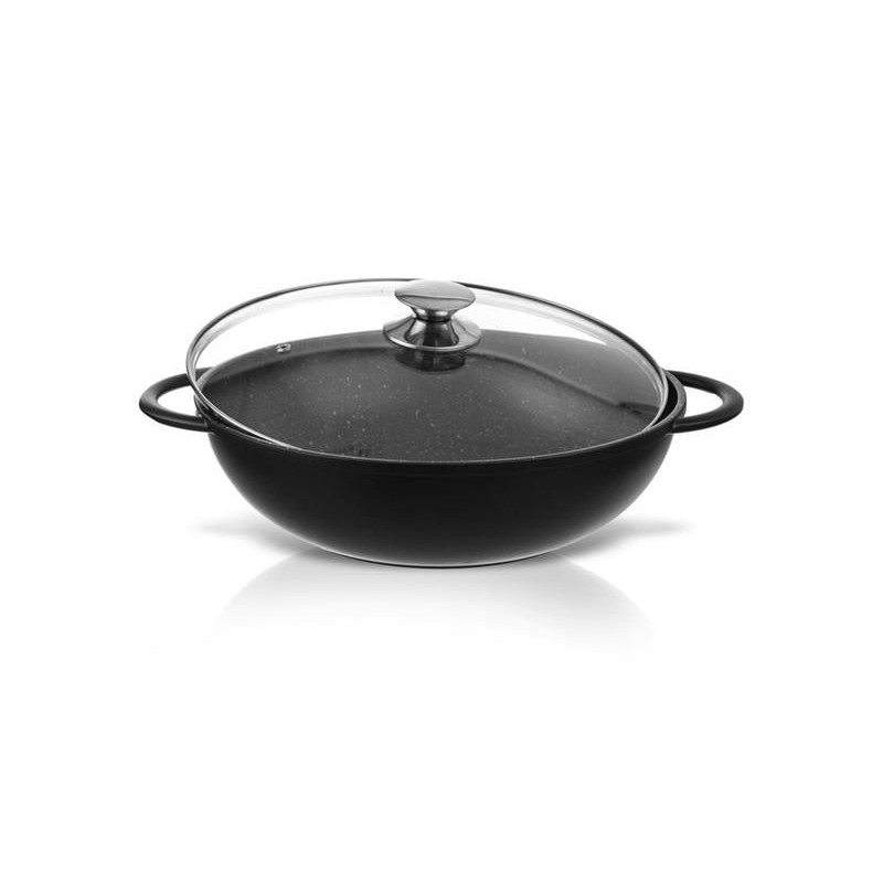 Wok panvica s pokrievkou ORION Grande 32cm