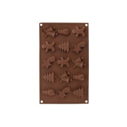Forma na pečenie vianočných cukroviniek ORION 29x17x1,5cm Brown