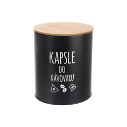 Dóza ORION Black Kapsule do kávovaru 16cm